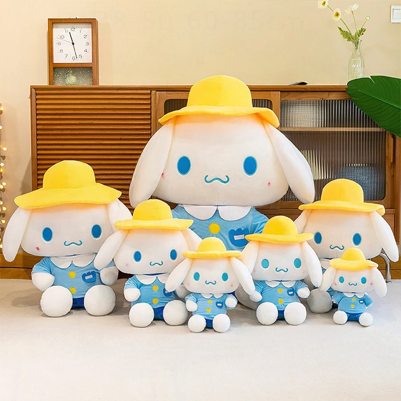 

New Plush Kuromi with Hat Stuffed Toy Birthday Xmas Gift for Kids Cute Cartoon Doll Pillow Decor for Children Students Prize