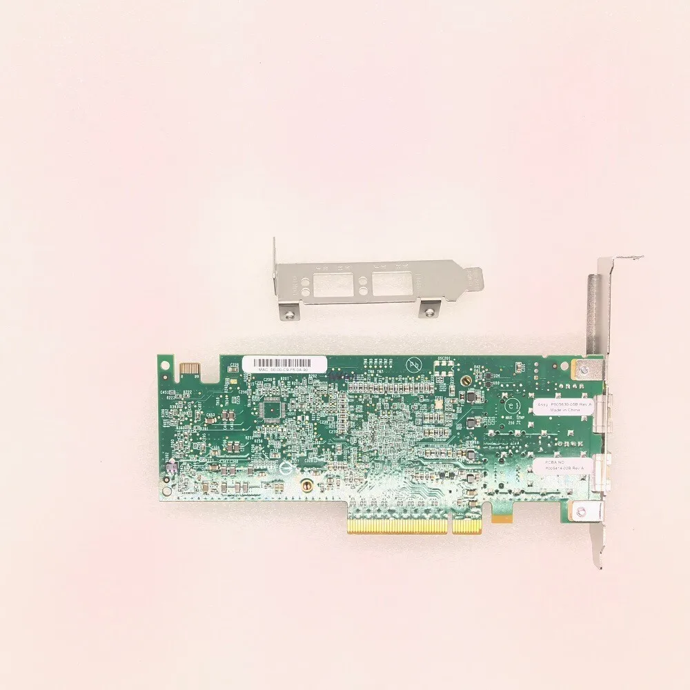 Emulex OCE11102 2-Port 10Gb SFP+ Adaptor Jaringan PCI-e P005414 dengan 10GB SFP-
