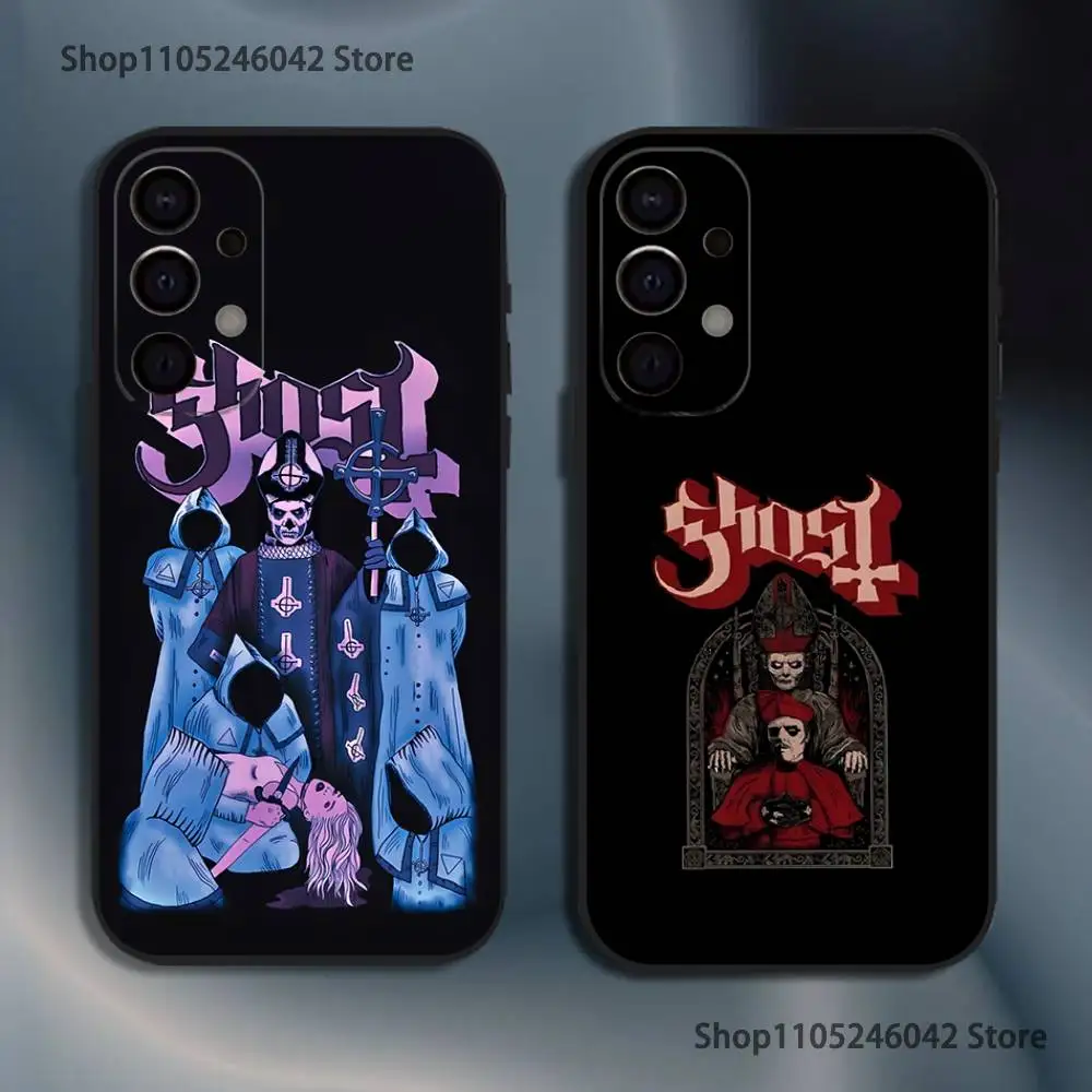 

G-Ghost Heavy Metal Band Black Cover Phone Case For Samsung S25,S24,S21,S22,S23,S30,Ultra,S20,Plus,Fe,Lite,5G