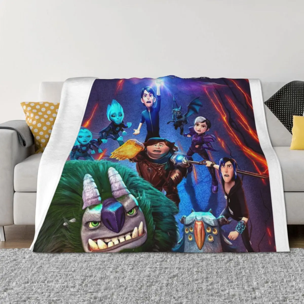 

Trollhunters Throw Blanket blankets ands Multi-Purpose Loose Sofa Blankets