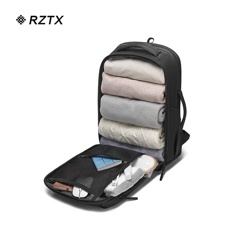 حقيبة ظهر كاجوال بسيطة وعصرية للتنقل في الأعمال مقاس 15.6 بوصة حقيبة كمبيوتر ذات سعة كبيرة