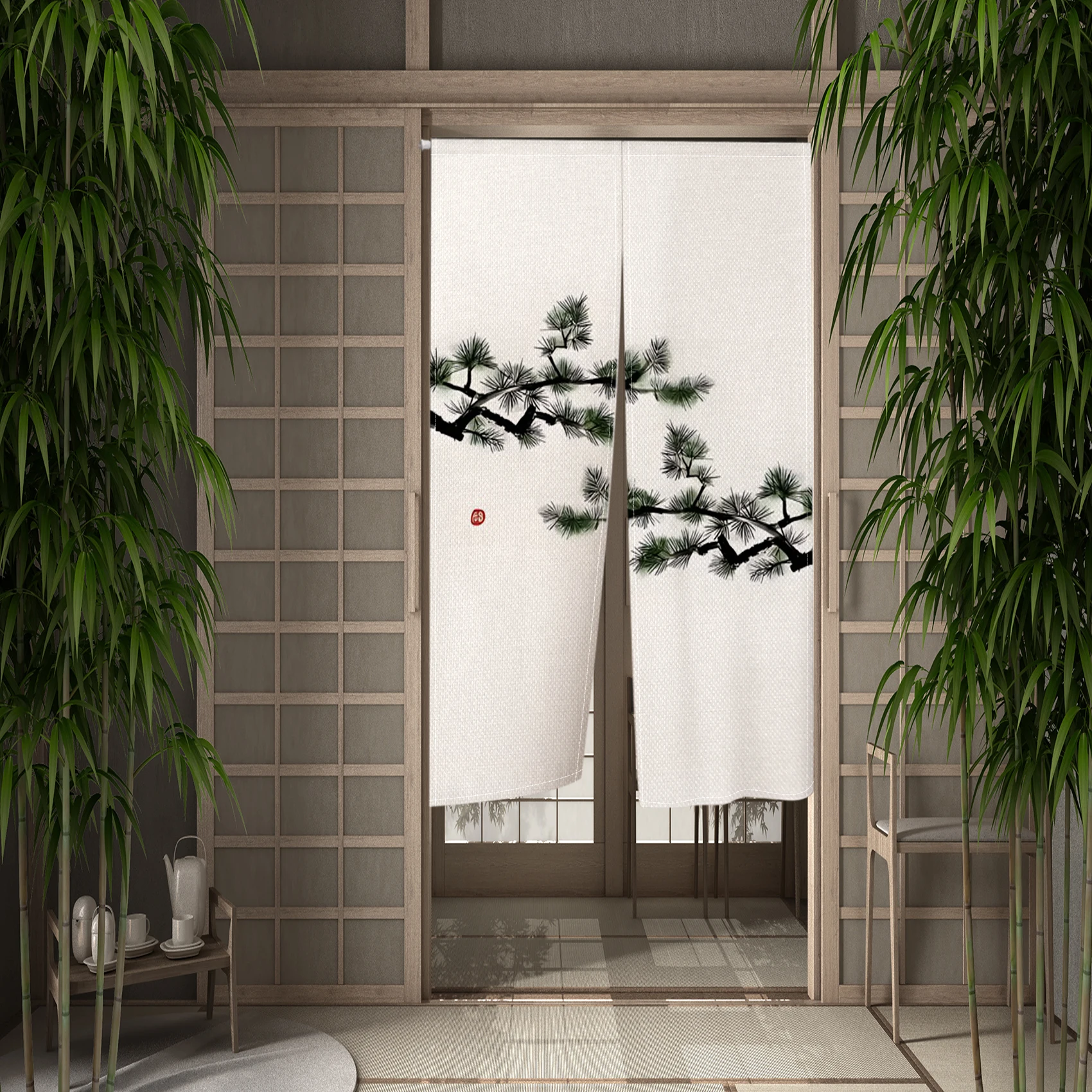 Koi Cat Kitchen Living Room Entrance Partition Short Curtain Japanese Ukiyo-e Door Curtain Noren For Cabinet Covering Curtains