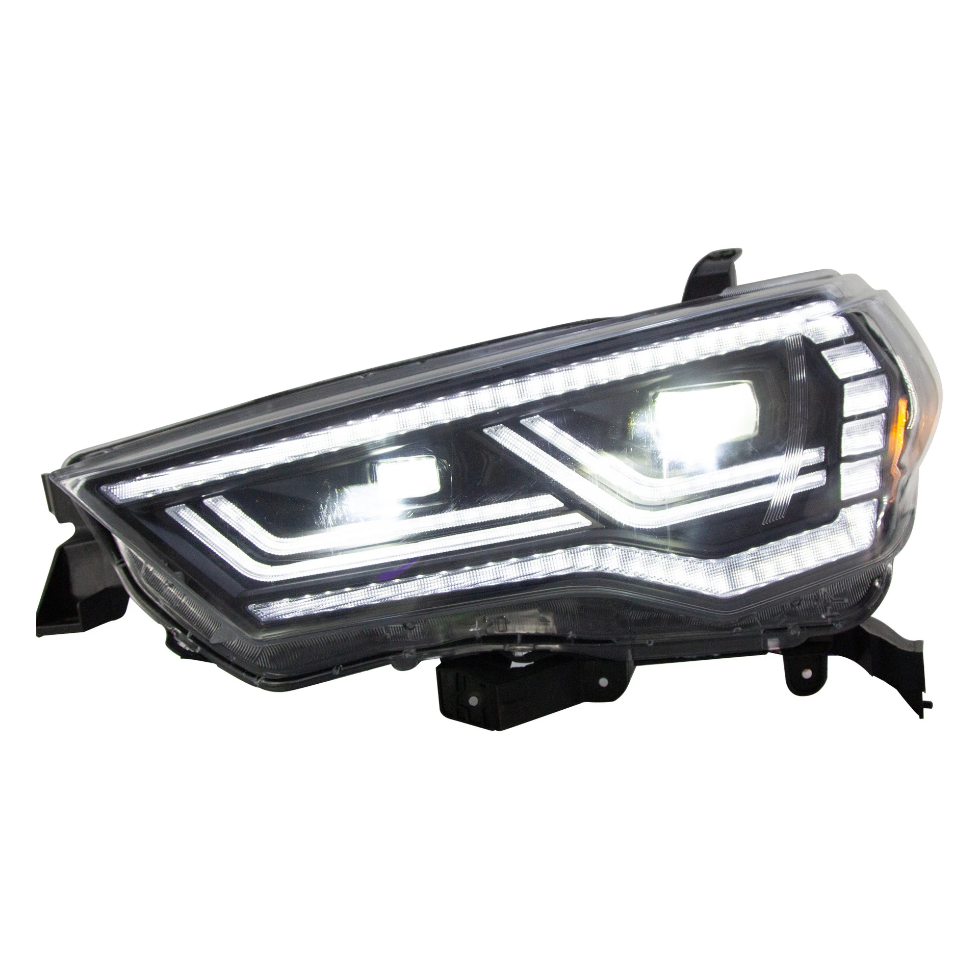 Led Headlights 4 Runner Car Accessories Modified Full LED Headlamp for Toyota 4Runner 2014-2022 Front Lamp Yellow & White DRL