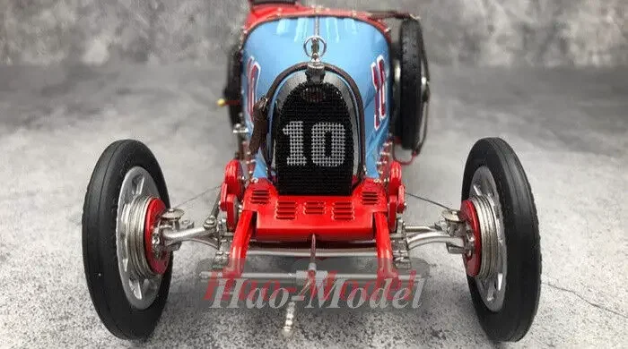 CMC 1/18 For Bugatti T35 #10 1924 Car Model Alloy Kids Toys Boys Birthday Gifts Simulation Hobby Display Collection Red blue