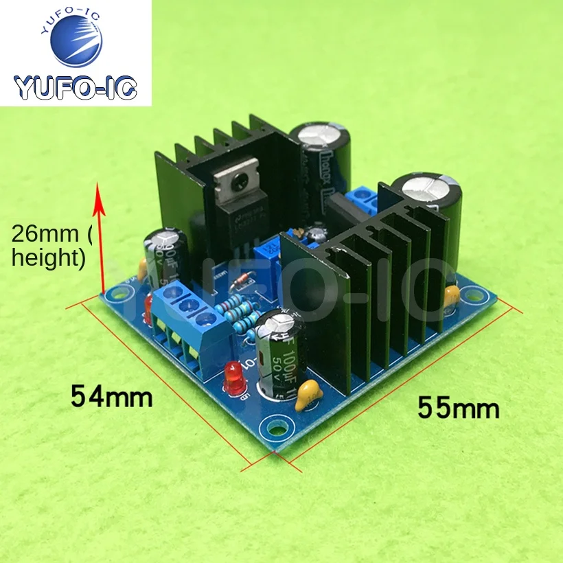 

3pcs LM317 LM337 Tunable Filter Regulated Power Supply Board Suite Continuously Adjustable Output Voltage Power Module x-0.165