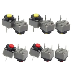 5PCS Kailh Mute Button 6x6x7.3mm Quare Silent Micro Tact Button N0HC