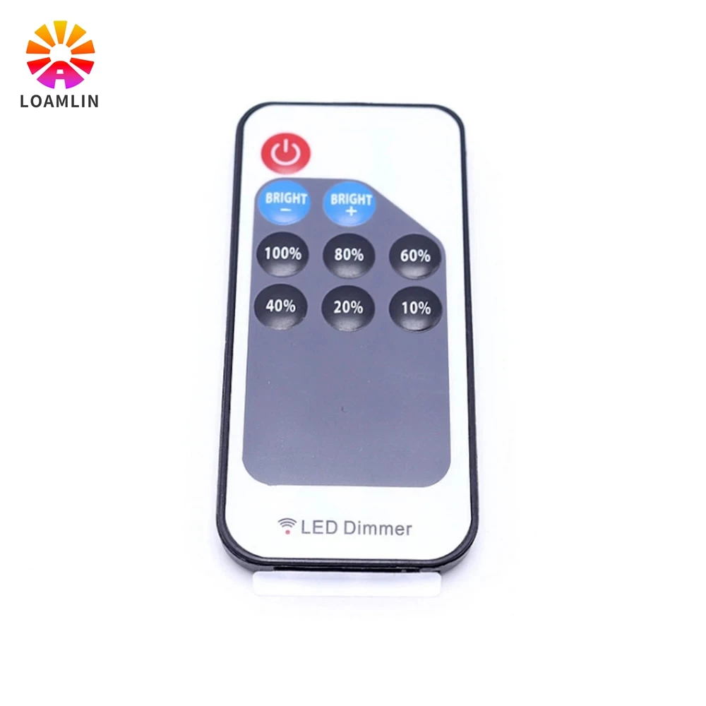 Mini RF Single Color Controller 9keys remote  RF Wireless LED Dimmer RF Remote Dimmer  DC5-24V for 5050 3528 single color strip