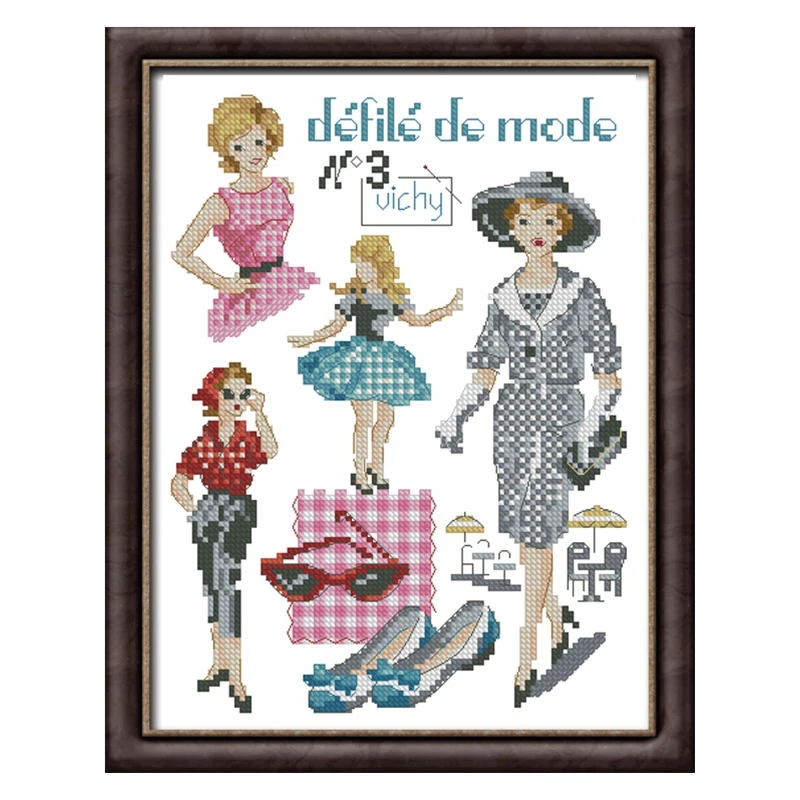 

Cross-stitch kit DIY embroidery tool kit Optional printed handcrafted intersection point kit saga beauty model figure