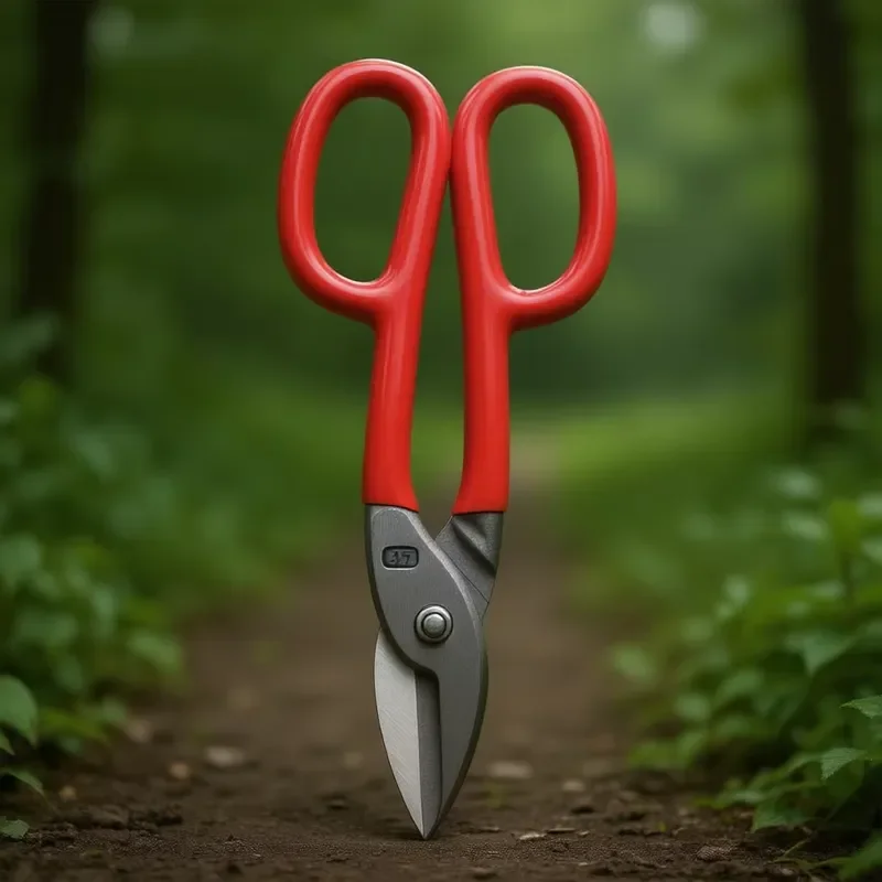 7003 Model Scissors Wrench Style Pruning Shears Heavy Duty Garden Cutting Tool for Branches and Plants Professional Grade