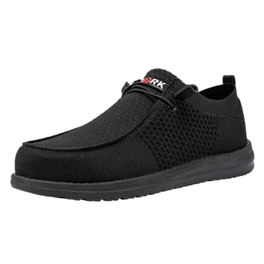 

Slip On Steel Toe Shoes Men Lightweight Comfortable Lounging Walking Sneakers Steel Toe Loafers