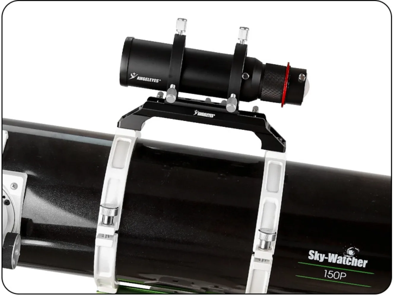 U-förmiger Schwalbenschwanz-Rillengriff 105–375 mm für Sky-Watcher mit Sternführungs-Spiegelbox, astronomisches Zubehör, Rot/Schwarz – Detail 9