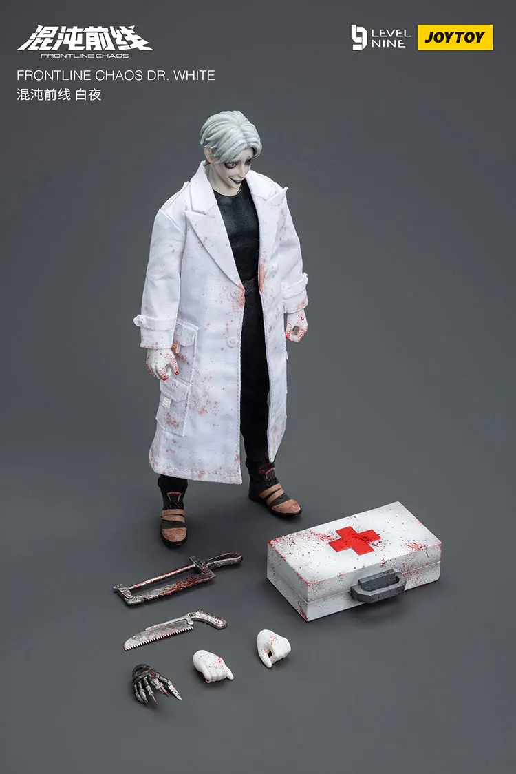 JOYTOY LEVEL NINE FRONTLINE CHAOS DR.WHITE แอ็คชั่นฟิกเกอร์ต้นฉบับตุ๊กตาตกแต่งของขวัญคอลเลกชันของเล่น