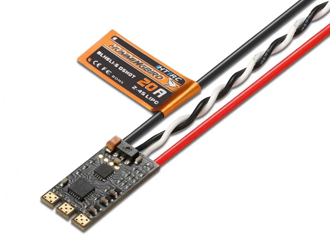 HTIRC Hummingbird BLHeli-S 20A Dshot600 2-4S Lipo speed controller ESC Dshot600 for Geprc iflihgt hobbwing FPV Racing Cars