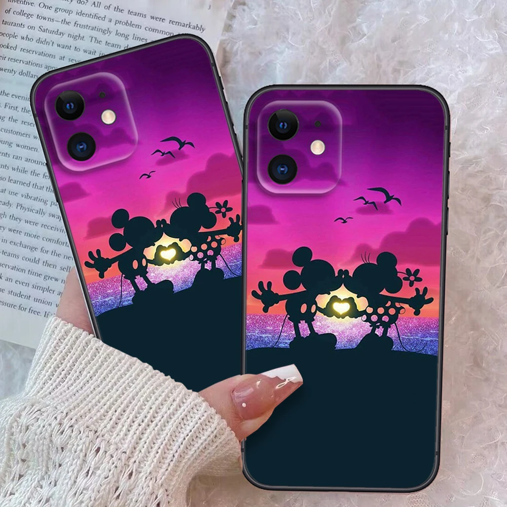 Z123 Mickey Minnie Soft Case for Samsung A13 A20 A30 A20S A21S A22 A30S A31 A32 A33 A42 A50 A50S A51 A52 A53 A71 A73 A81 A91