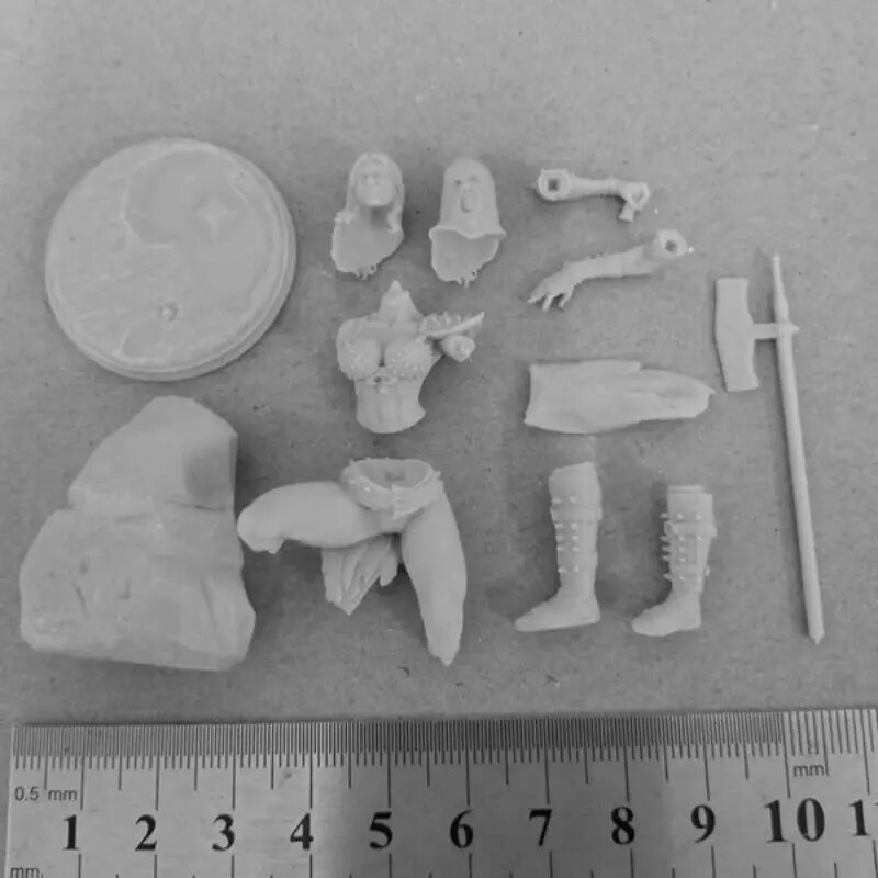 Indian Female Warrior Full Resin Figure Assemble Miniatures Model Garage Kit Unassembled and Unpainted Diorama Toys