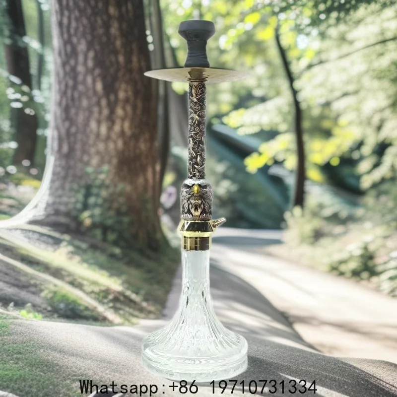 

Cross-border Arab shisha eagle double-sided eagle head shisha craft resin creativity