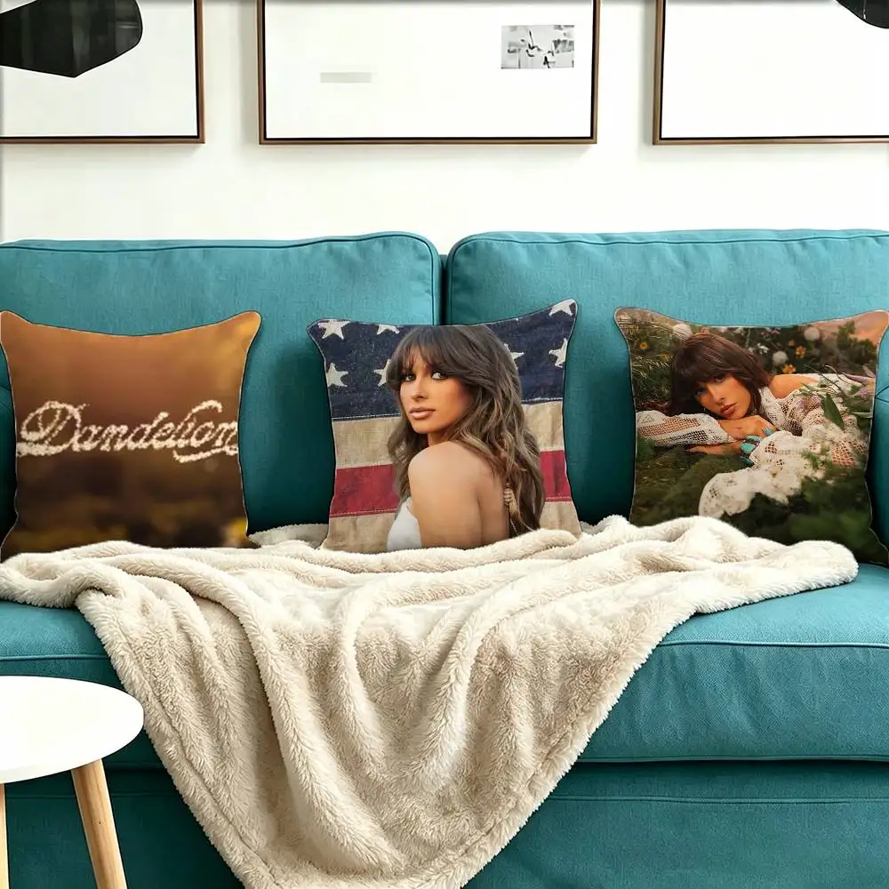 Ella L-Langley Dandelion Pillow Case Square Double-Sided Sofa Cushion Cover Bedroom Bedside Pillow