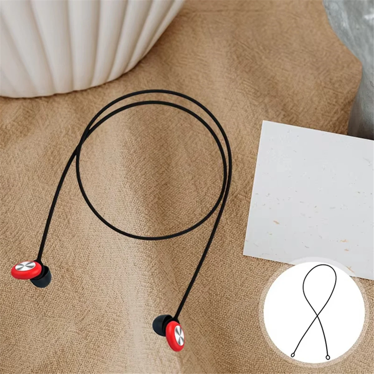 A003 الأذن المقابس ياربود الحبل سدادات الأذن سماعة الرقبة سلسلة اكسسوارات سماعة حبل العمل مكافحة خسر الأشرطة الرياضة الحبل