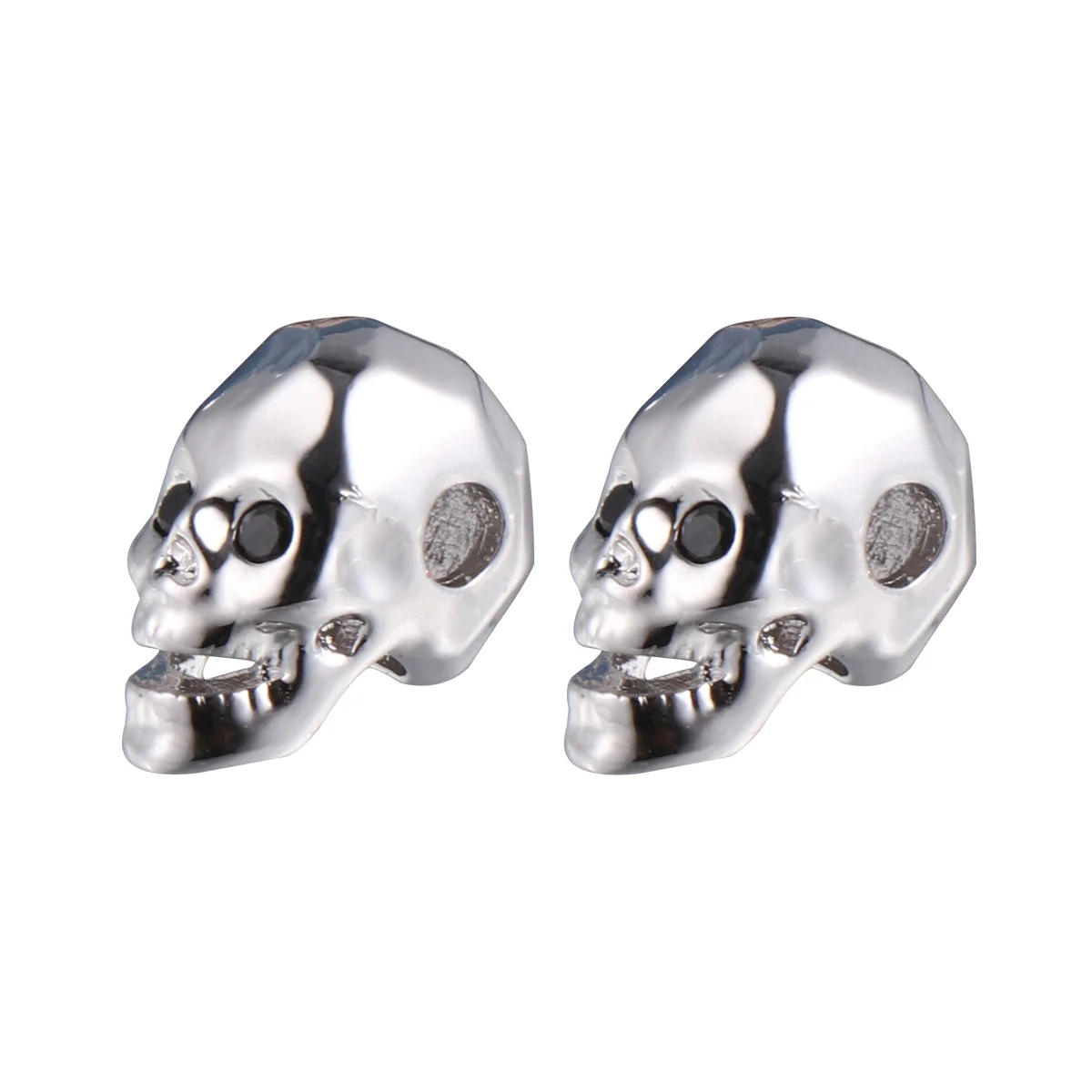 

2 шт., браслет с головой черепа, подвески, модные медные подвески «сделай сам», идеально подходят для изготовления брелоков, ювелирных изделий, аксессуар для косплея