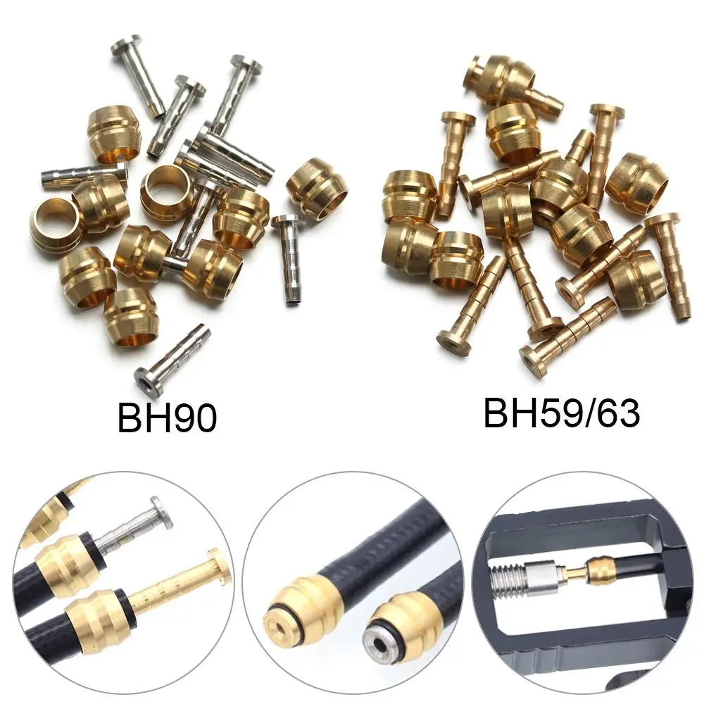 10Sets High Quality MTB Bike Bicycle Accessories Oil Tube Hose Hydraulic Disc Brake Olive Needle Sleeve Connector Insert