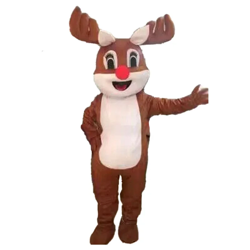 Santa Claus Elk Cartoon Mascot Costumes Gingerbread Man Adult Walking Anime Doll Costume Performance Snowman Stage Props