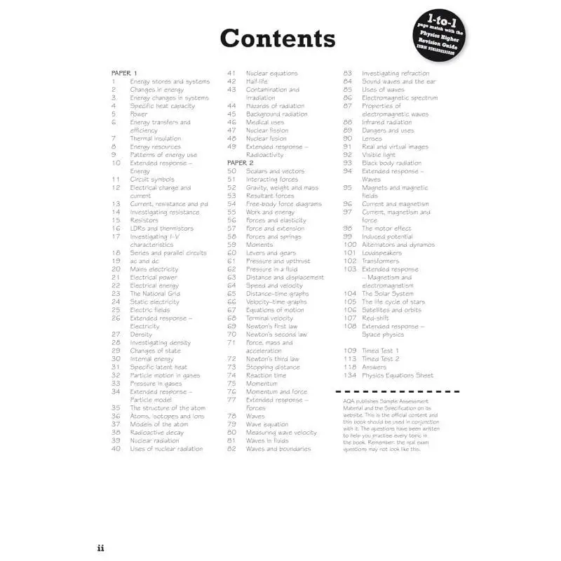 بيرسون ريفيز AQA GCSE مصنف مراجعة أعلى للفيزياء لعام 2025 و2026 تقييمات ولامتحانات كاثرين ويلسون 9781292131504 #2