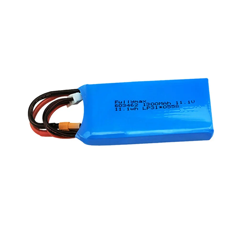 Batería Lipo para Dron XK X450 3S, 11,1 V, 1000mAh, 1300mah, 20C, para XK X450, FPV, Avión RC, helicóptero de ala fija