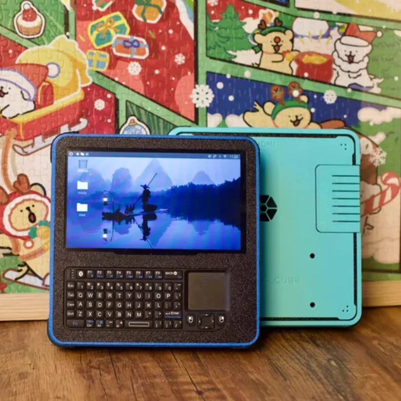 

7-дюймовый портативный компьютер на Linux со встроенной платой разработки, IPS-экраном, тачпадом, Bluetooth, USB-клавиатурой, портативный PDA