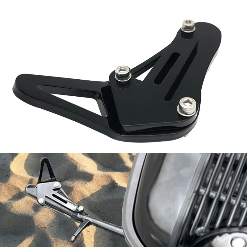 Para BMW R18 R 18 Classic soporte lateral extensión ampliar almohadilla de soporte R-18 r18 2020 2021 2022 2023 motocicleta