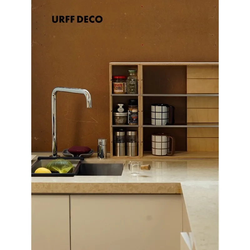 Composite shelf, stainless steel laminate marine plate desktop storage and finishing cup figure