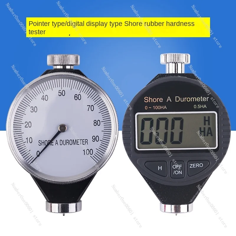 Pointer Digital Display Durometer Shore Durometer Shore a/C/O/D Tire Plastic Foam Rubber Roller Leather