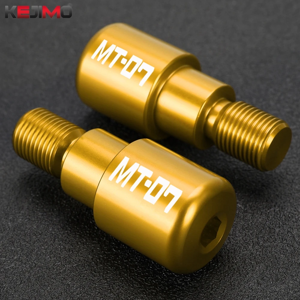 MT-07 MT 07 2014-2018 Motorcycle Handlebar Bar End Plug Caps Handle Grips Slider For YAMAHA MT01 2004 2005 2006 2007 2008 2009