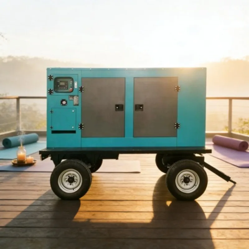 50kW Diesel Generator Set 62.5kVA Silent Genset with ATS Transfer Switch for Office Backup Power Supply Unit  