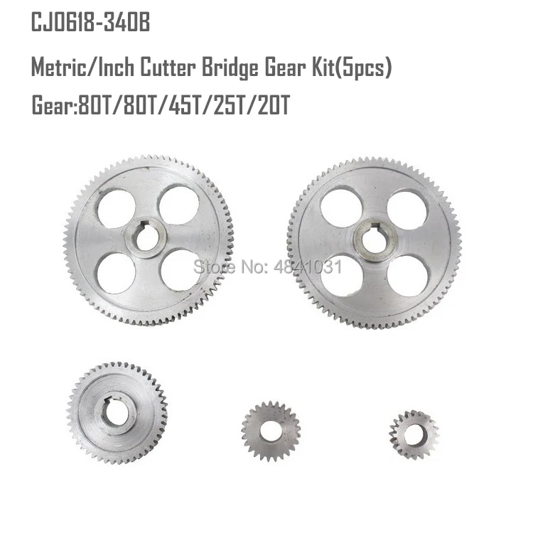 CJ0618 lathe metal gear/spindle gear/metric metal gear/inch full gear kit