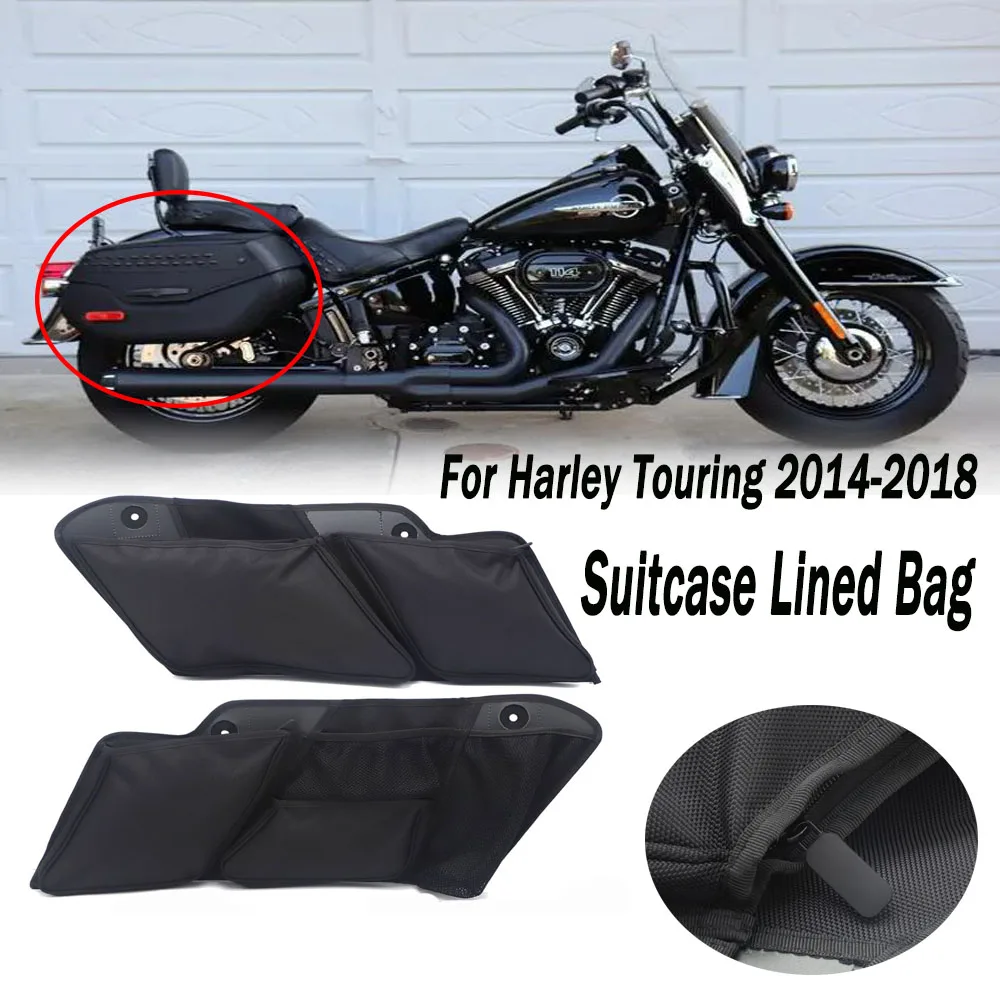 

Motorcycle Accessories Saddlebag Inner Toolkit Liners Toolbags Case For Harley Touring 2014-2018