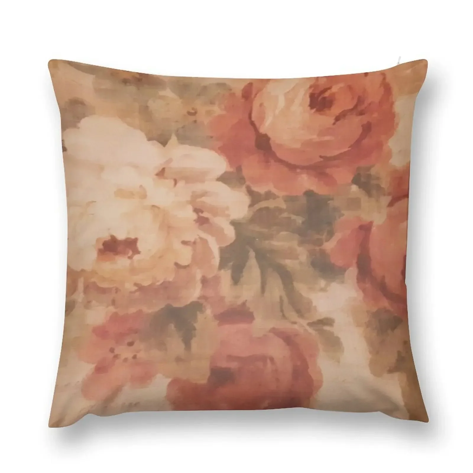 

vintage floral print Throw Pillow Luxury Pillow Case luxury decor Pillow Case
