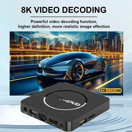 Imagen 2 del producto Android 14 Smart TV Box Q10 Allwinner H313 con Asistente de Google, Reproductor Multimedia 8K, Bluetooth 5.4, Muy Rápido, Decodificador para el Hogar