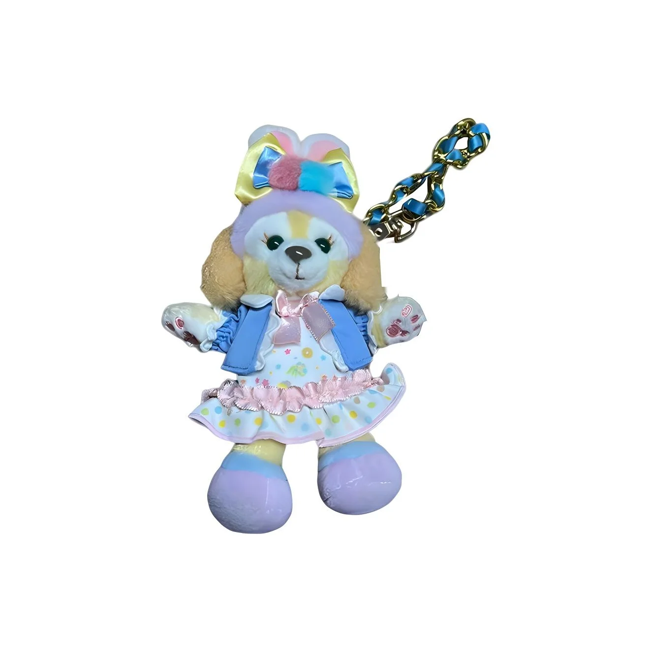 Disney 2021 Spring Easter CookieAnn Yellow Dolls Plush Charm Trumpets 400051203151