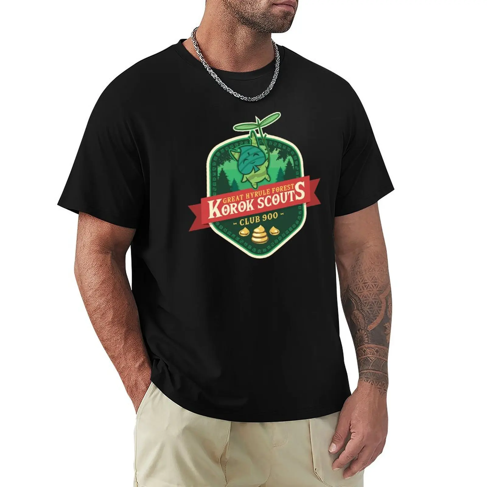

Korok Scouts T-Shirt funny shirt cotton rapper graphic tees kawaii clothes funny t shirts for men