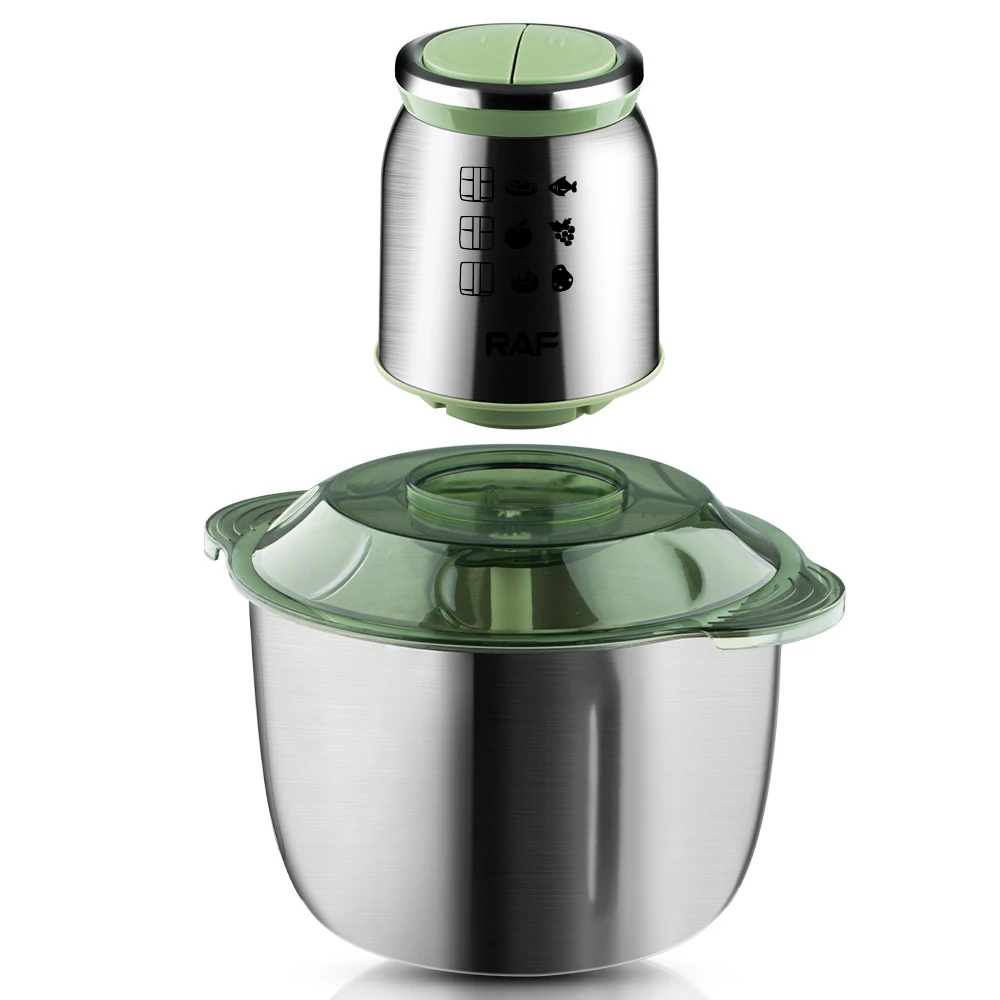 Hachoir à viande électrique en acier inoxydable, hachoir à viande, mélangeur, robot culinaire, centre commercial, 5L, 220V, 1000W