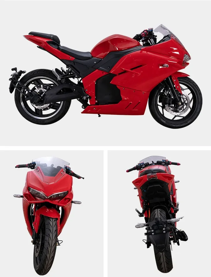 Flying Wing 17 Inch Hot Sale Electric Motorcycle 3000W 72V High Speed Motor Electric Scooter Bikes Mountain Dirt Bikes