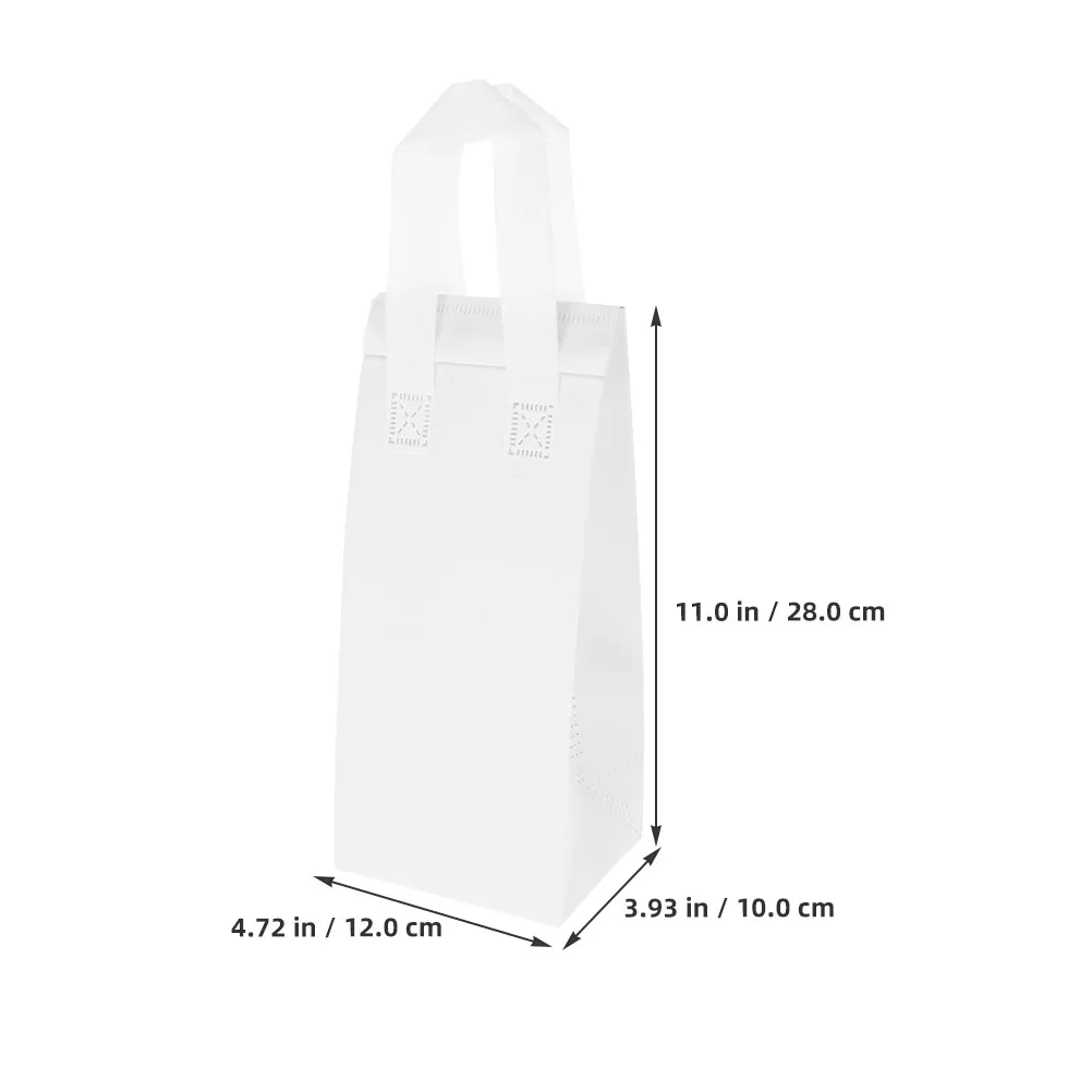 50Pcs Thermal Insulated Drink Carrier Bags Portable Takeout Bags Single Cup Packaging Hot Cold Beverage Coffee Holder view 4