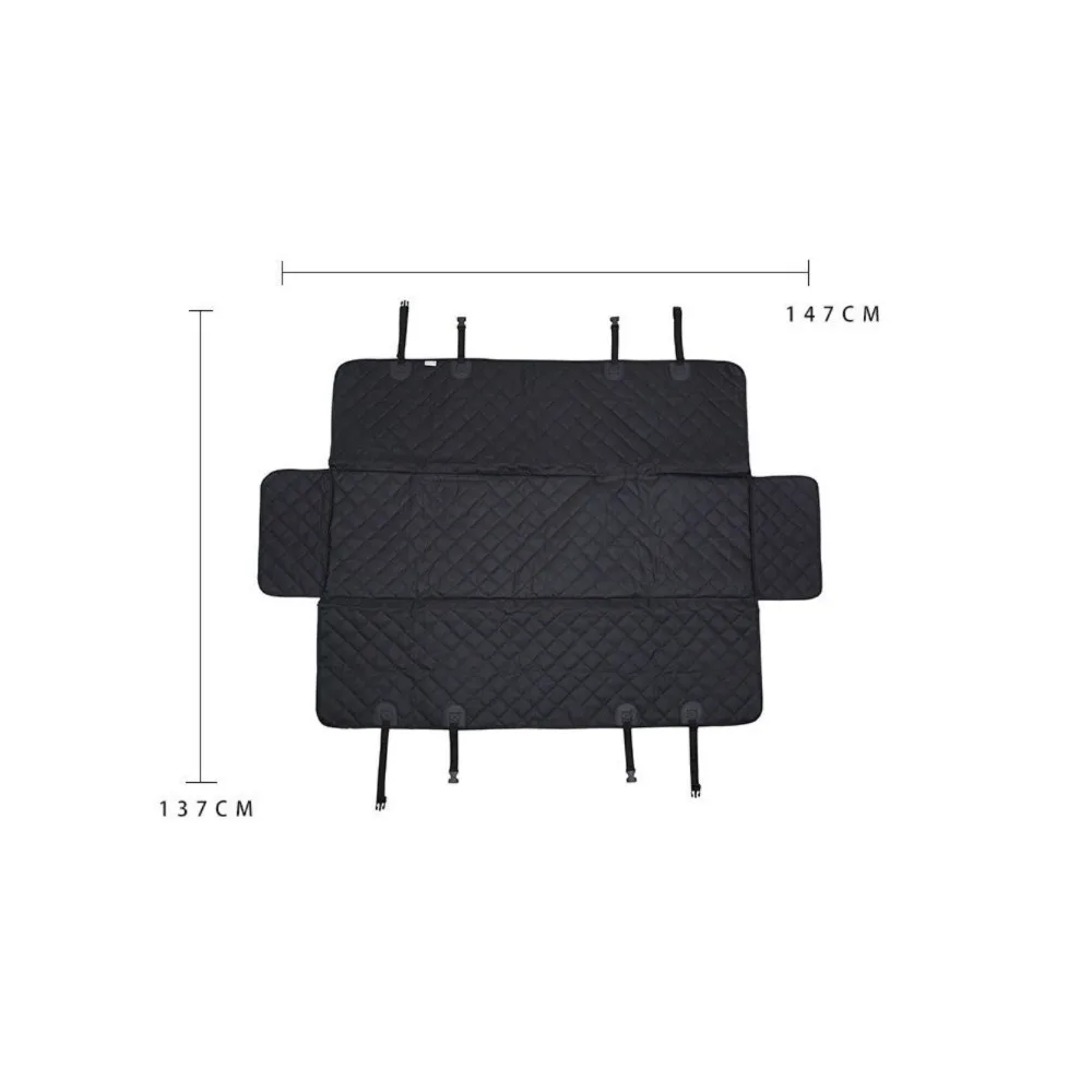 Design Waterproo Dirt Proof Pet Car Seat Cover Back Seat Dog Mat Wholesale Anti-slip And Durable Pet Car Cushions for Travel view 6