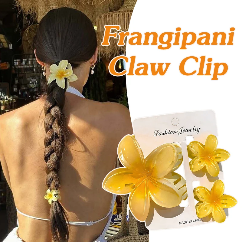 Accesorio para el Cabello con Flores para Vacaciones en la Playa, Pinza para el Cabello con Flores Hawaianas, Pinza para el Cabello Estilo Bohemio, Pinza para el Cabello con Decoración de Flor de Lirio, Accesorios para el Cabello