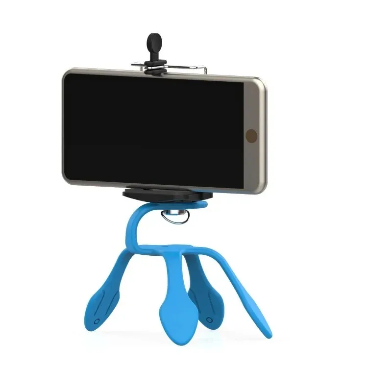 

1PC Mini Tripod Portable Octopus Cell Phone Camera Bracket Gecko Bracket Octopus Utility Phone Holder Phone Stand Accessories