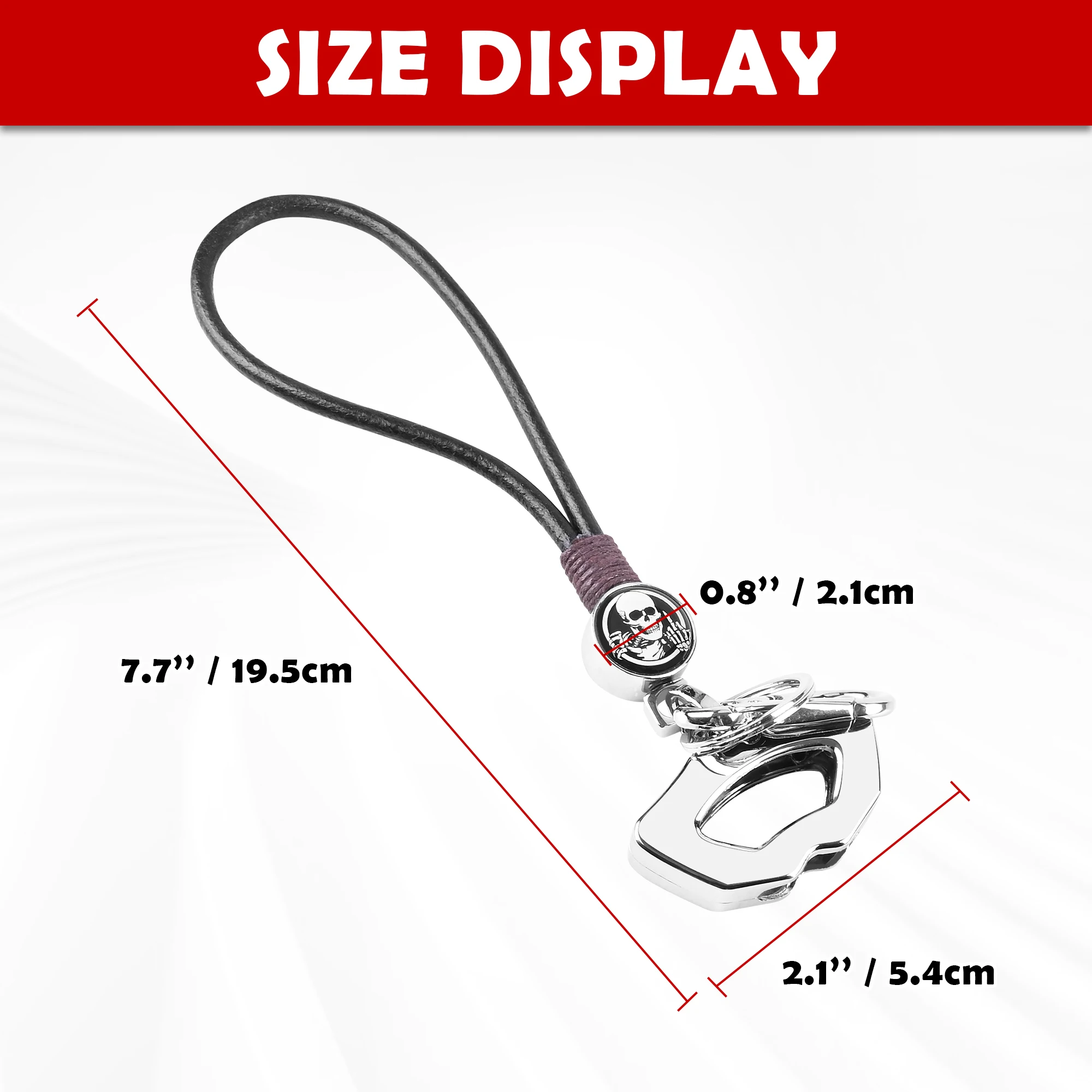 Motorcycle Decoration Key Holder High Quality Aluminum Alloy Compatible with Can-Am Spyder All models RS RTS RT ST STS ST F3