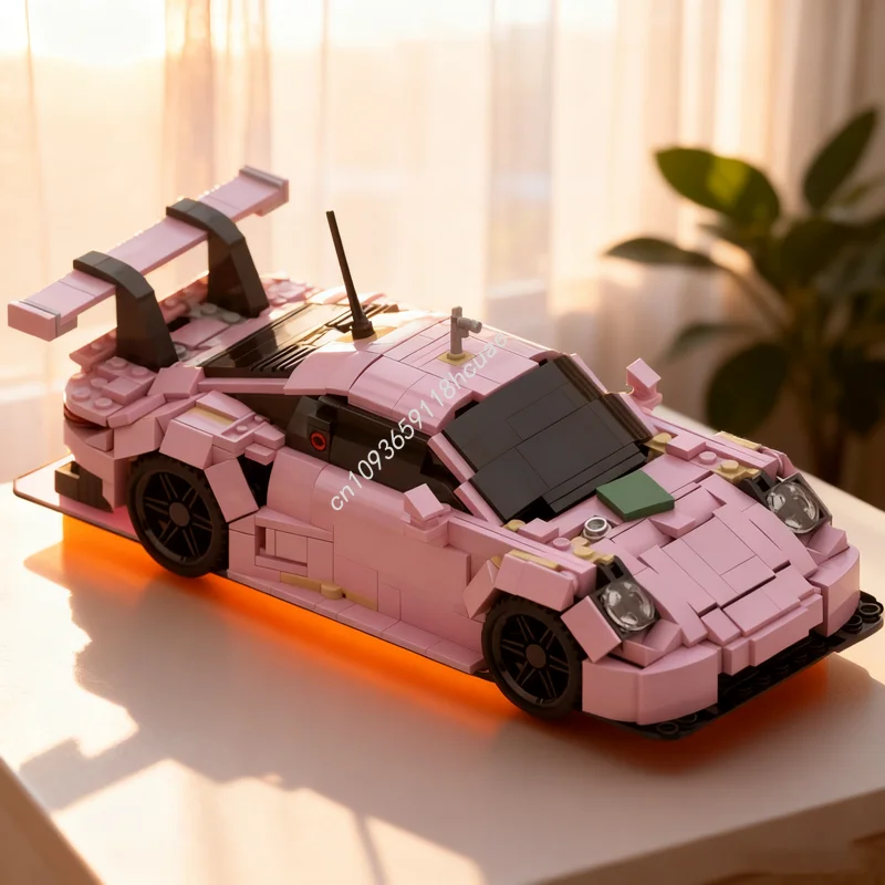 804 قطعة MOC Porscheed RSR LMGTE PRO مركبة نموذج اللبنات العمارة هدية الكريسماس فكرة إبداعية ألعاب تعليمية للأطفال #1