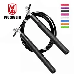 Crossfit Jump Rope Professionele Speed Skipping Voor Fitness Workout Training Equipement Mma Boksen Met Draagtas