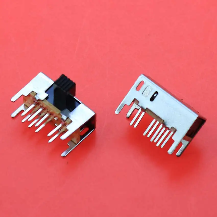 10PCS Panel PCB 8 Pin 3 Position 2P3T DP3T Schiebeschalter Seitenknopf Gerade Fuß Schalter Griff Toggle Netzschalter SK23D05 – Detail 5