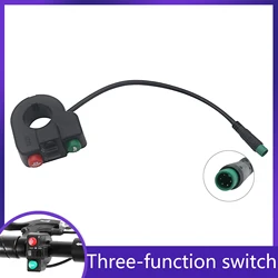 5pin Waterproof Handlebar Headlight Horn Turn Signal Switch for KUGOO M4/PRO Electric Scooter 3 in 1 Replace Accessories